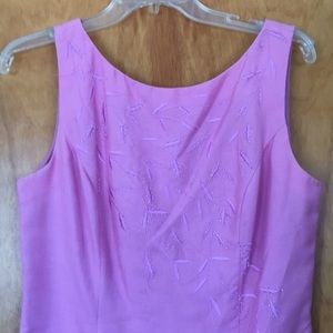 Silk Dress medium pink